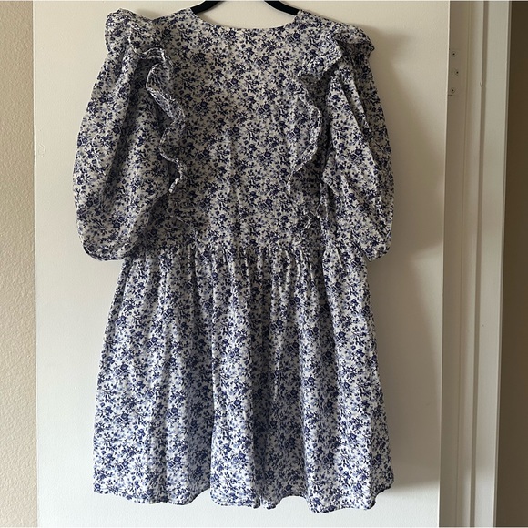H&M Blue Floral Dress - Picture 3 of 8